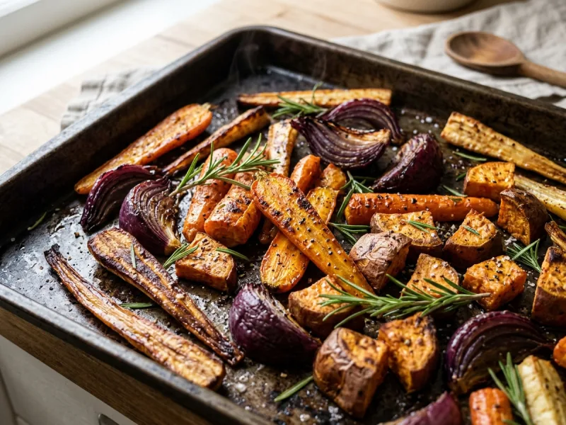 Oven-Roasted Caramelized Root Vegetables