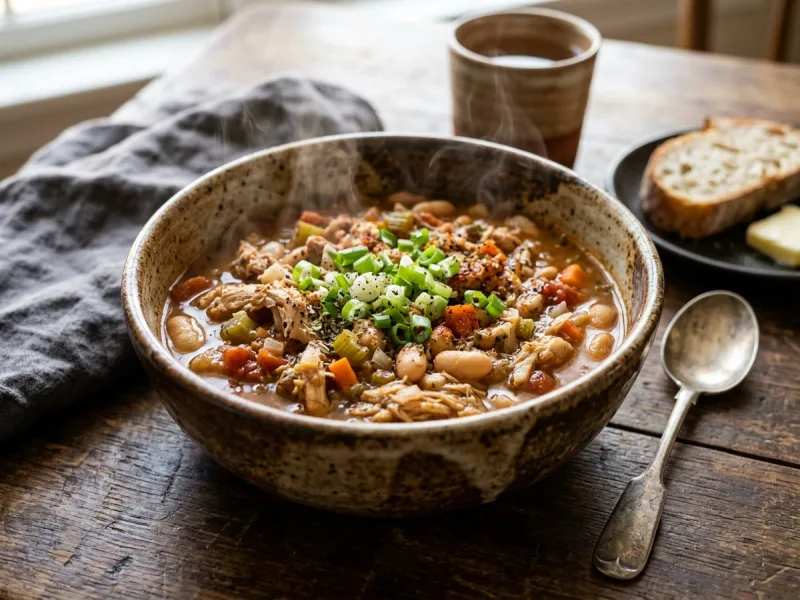 Hearty Turkey and White Bean Chili